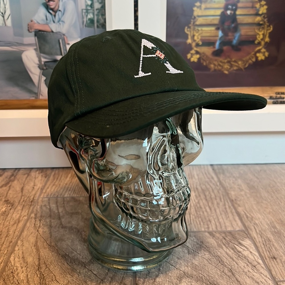 ALD AIME LEON DORE stitched LOW PROFILE green strapback HAT